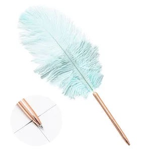 Wholesale New Multi-Color Feather Metal Ballpoint Pen With Manufacturer Rotating Custom Logo for Gift