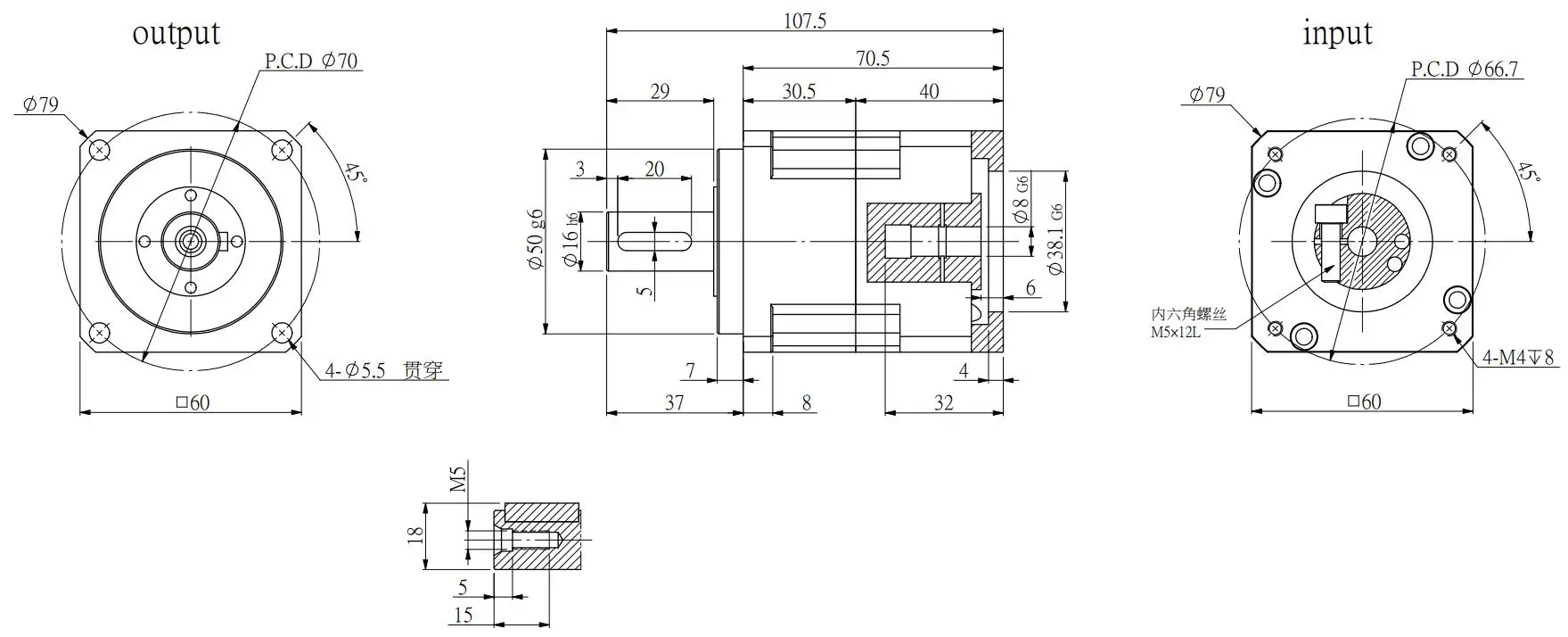 Aisiduner Speed Gear Reduction Reducer High Precision Low