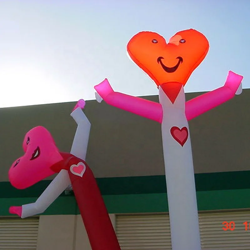 热卖高品质充气广告桌面风天空舞者跳舞波浪空气管人气球