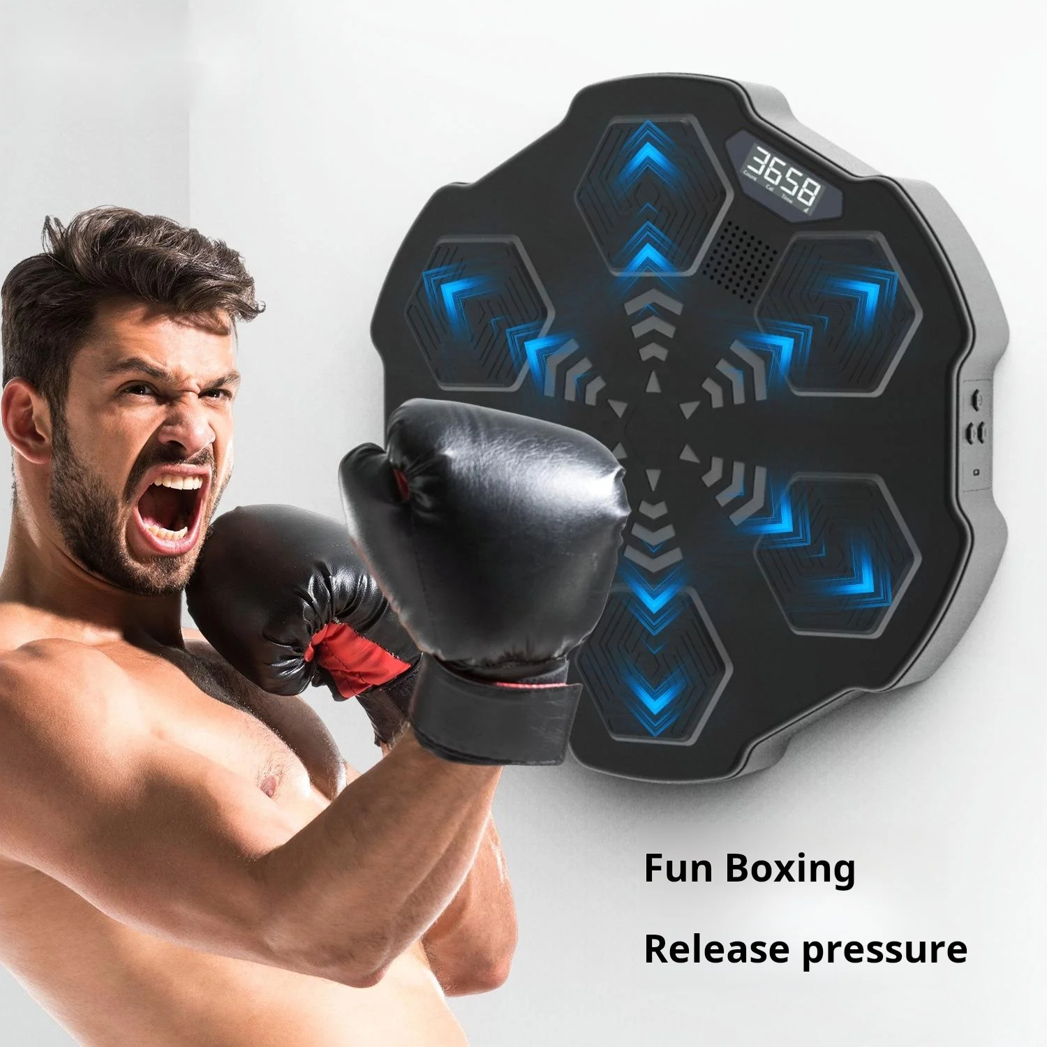 Boxing Training Punching Bag Smart Boxing Machine Bluetooth Music