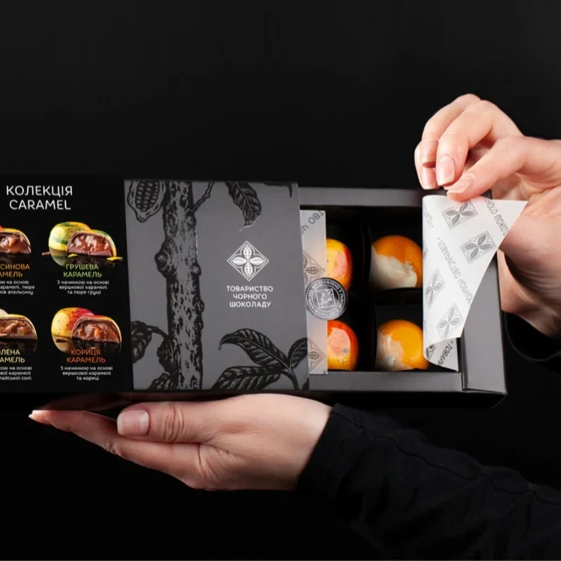 Custom Small Design Rectangle Heart Shaped Wedding Door Gift Favor Christmas Chocolate Packing Box for Chocolate Truffles Candy