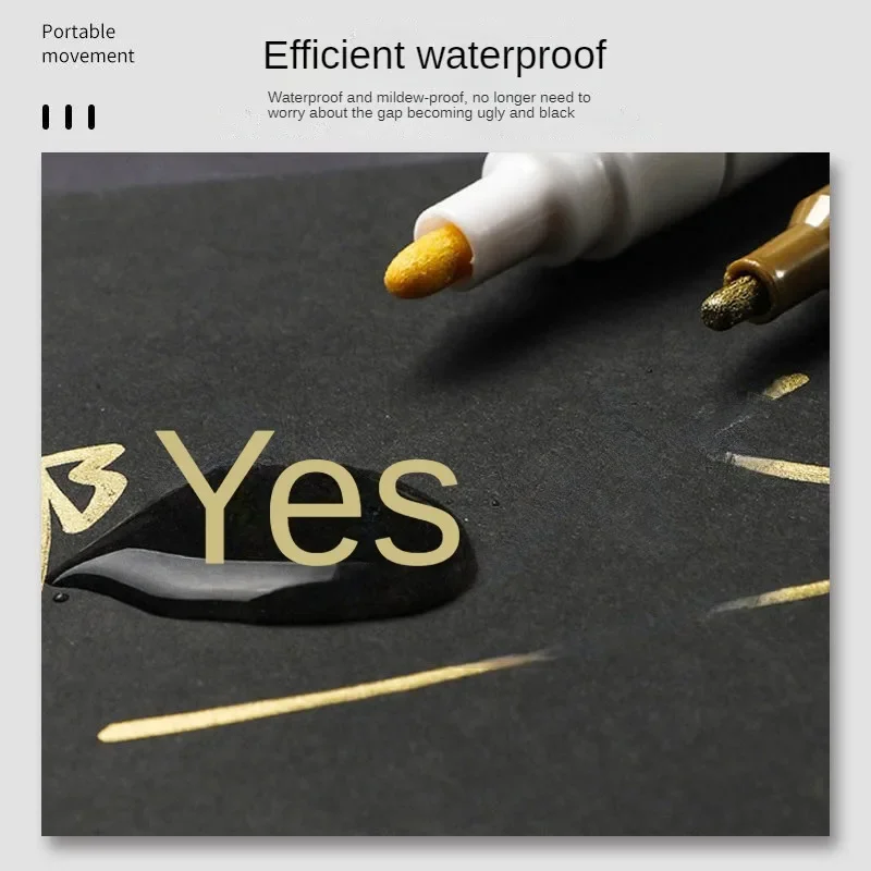 Rose White Waterproof Tile Marker Grouting Wall Seam Pen 10 Color for Floor Bathroom Decontamination Repair