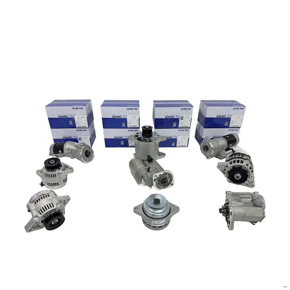 Fast Delivery Engine Parts IZUMI RIK Starter Motor & Alternator for Mitsubishi S12R