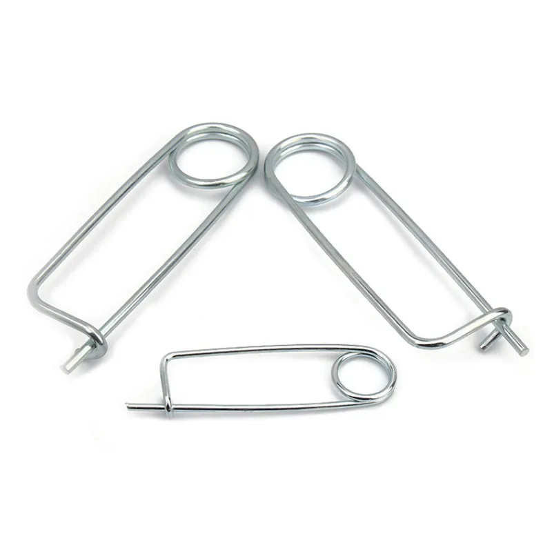 Custom Quick Release Key Easy Locking Pin Wire Lock Safety Cotter Pin Steel Brooch Shape Cotter Stainless Steel