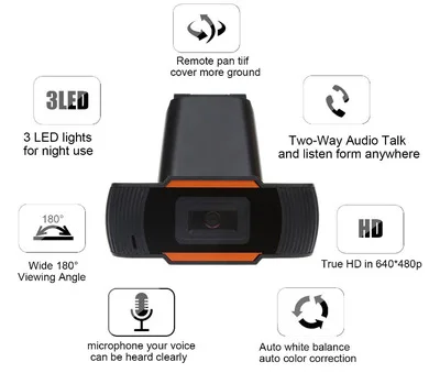 2021 New Design 1080HD Computer Camera with Microphone Plug and Play PC Web Cam for Video Chat & Recording