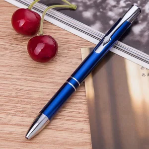 High Quality Business Promotion Gift Metal  Ball Pen With Custom logo Office Supplies Colorful Advertising Metal Ballpoint Pen