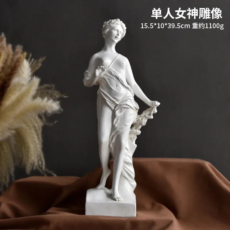 Nordic Mythological Figure Three Goddess Artwork Sculpture Home Furnishing Sample Room Decoration
