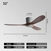 52INCH-Gray + Wood