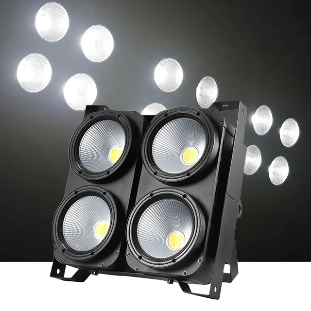 4x100w Warm White,White Stage Lights 4 Eyes Audience Dmx512 Cob Blinder