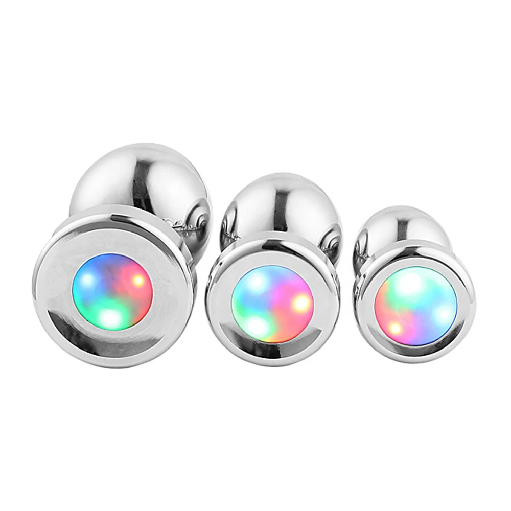 Metal Anal Butt Plug With Colorful Light Sex Toys Erotic Products For Women  Men Couple - Buy Aluminum Vagina Anal Butt Plug Light Underwear Sex  Toys,Crystal Led Metal Vagina Plug Anal Butt Plug For ...