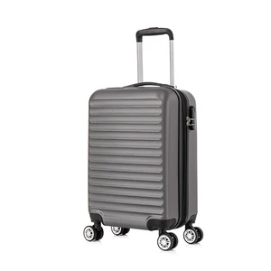 Custom Metal logo 20 24 28 Inch Trolley ABS 4 Wheels Bags Cases Travel Luggage