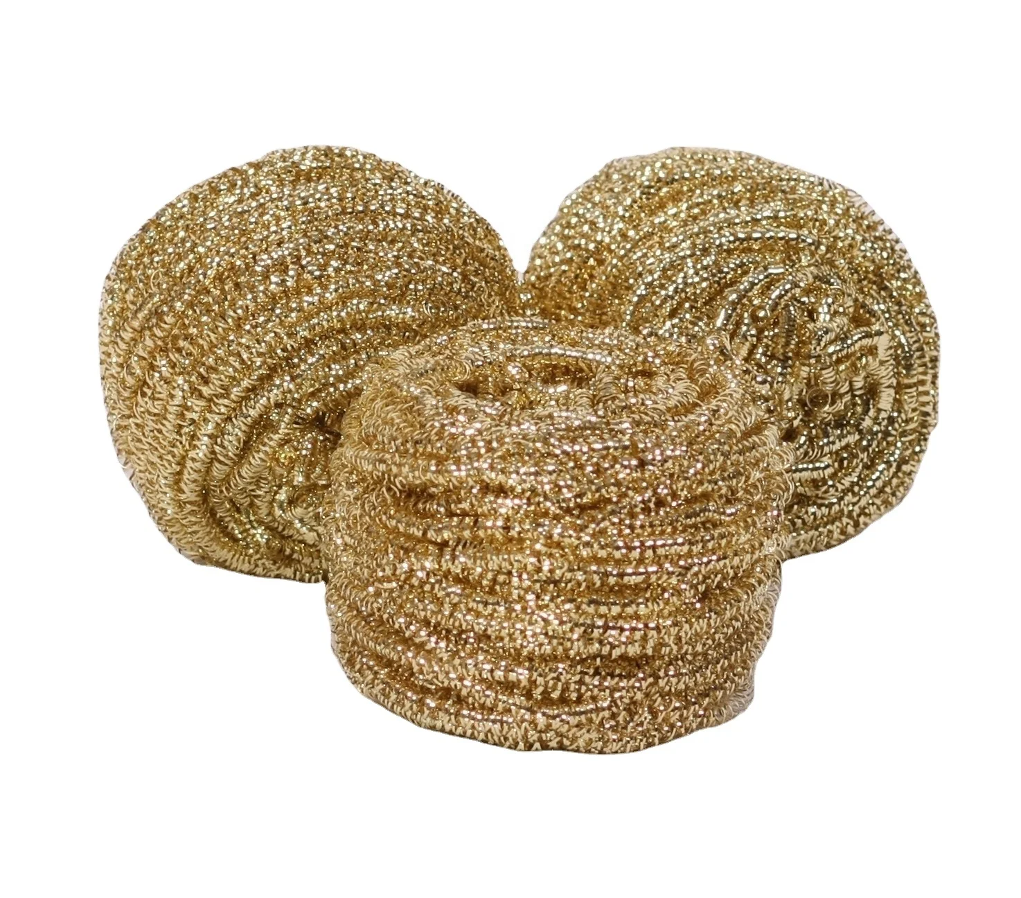 metal brass wire wool scourer scrubber