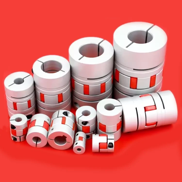 Plum Blossom Stainless Steel Bearing Coupling Set Stepper Servo Motor Ball Screw Linear Guide Encoder Slide Motor Keyway