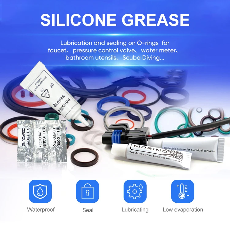 how to use vibrators during sex Waterproof Food Grade Silicone Lubricant Grease main image 1