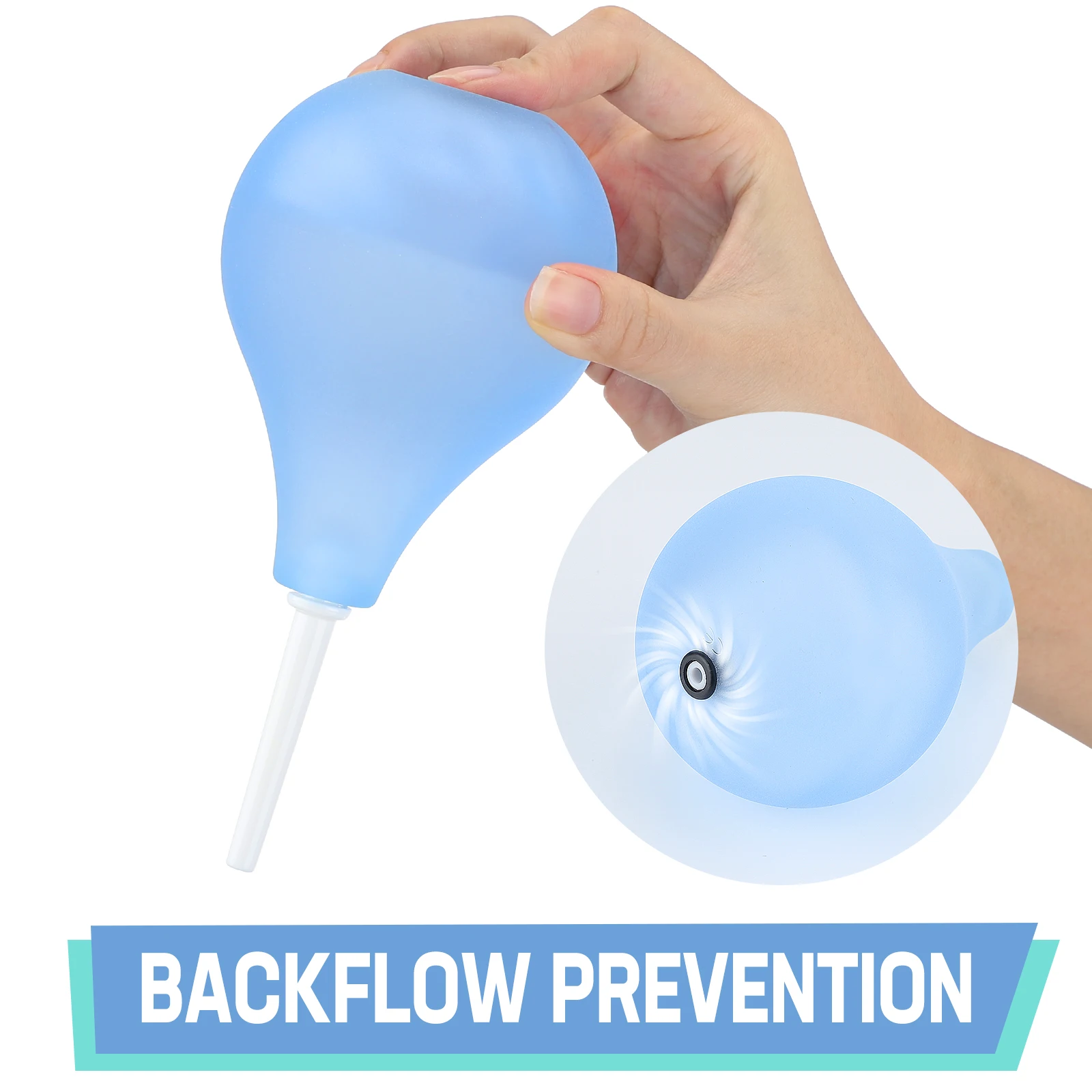 Reusable Pear Shaped Enema Rectal Shower Tools Silicone Anal Douche Enema Bulb for Anal Cleaning