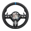 Full Faux Suede+blue center marker+Carbon Fiber Trim