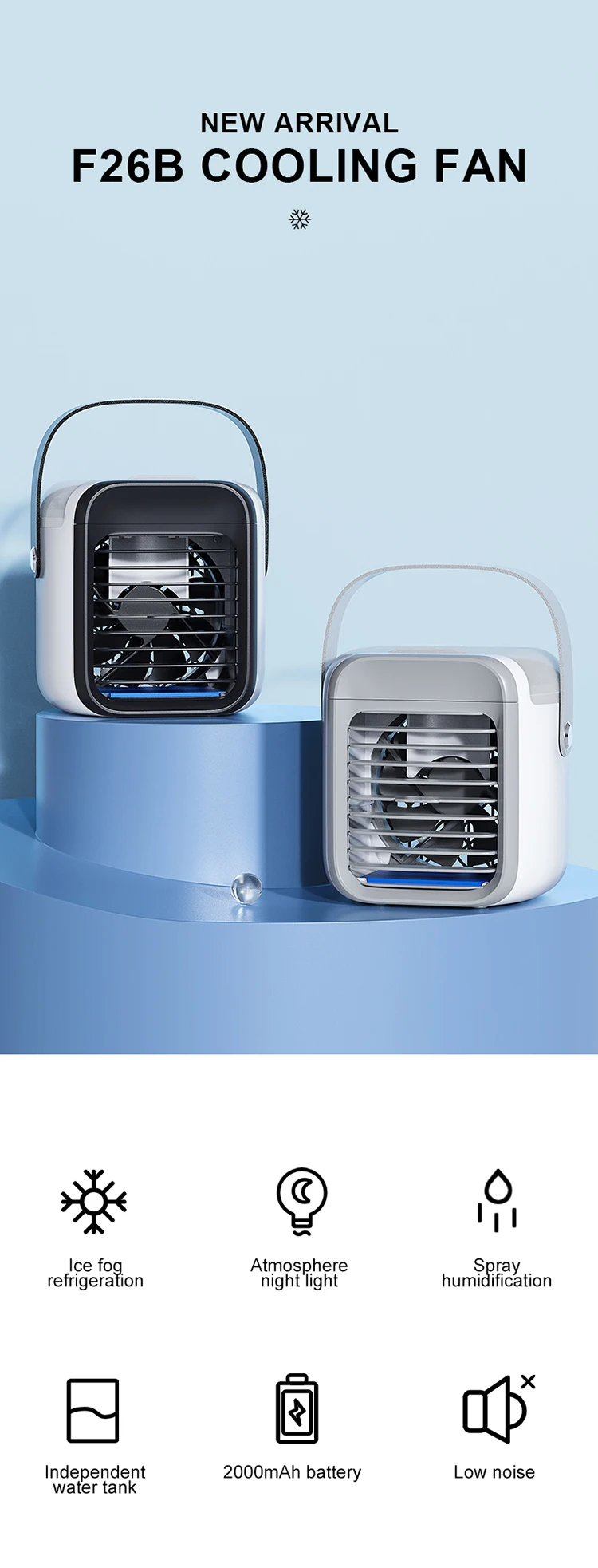 Usb Mini Air Conditioner, IMYCOO, Portable - detail 6