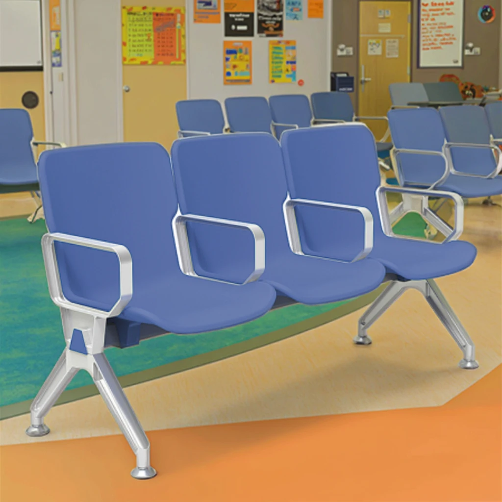 Durable Steel Modern Hospital & School Reception Room Furnishings for Corporate Interior Design 4