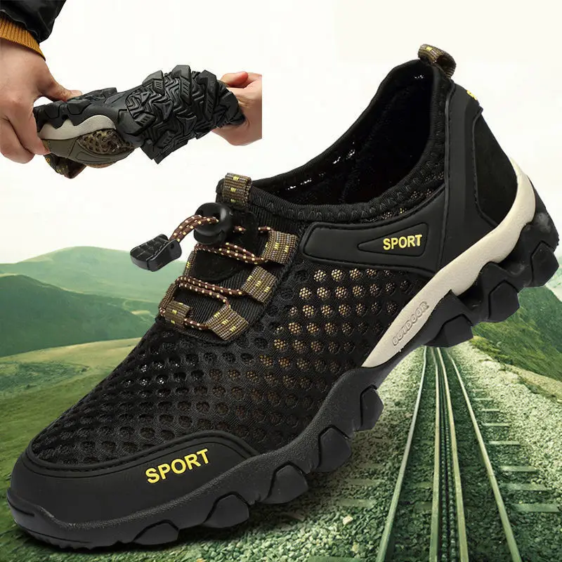 New Design Factory Wholesale Outdoor Sport Hiking Shoes Boots for Spring and Autumn Hiking