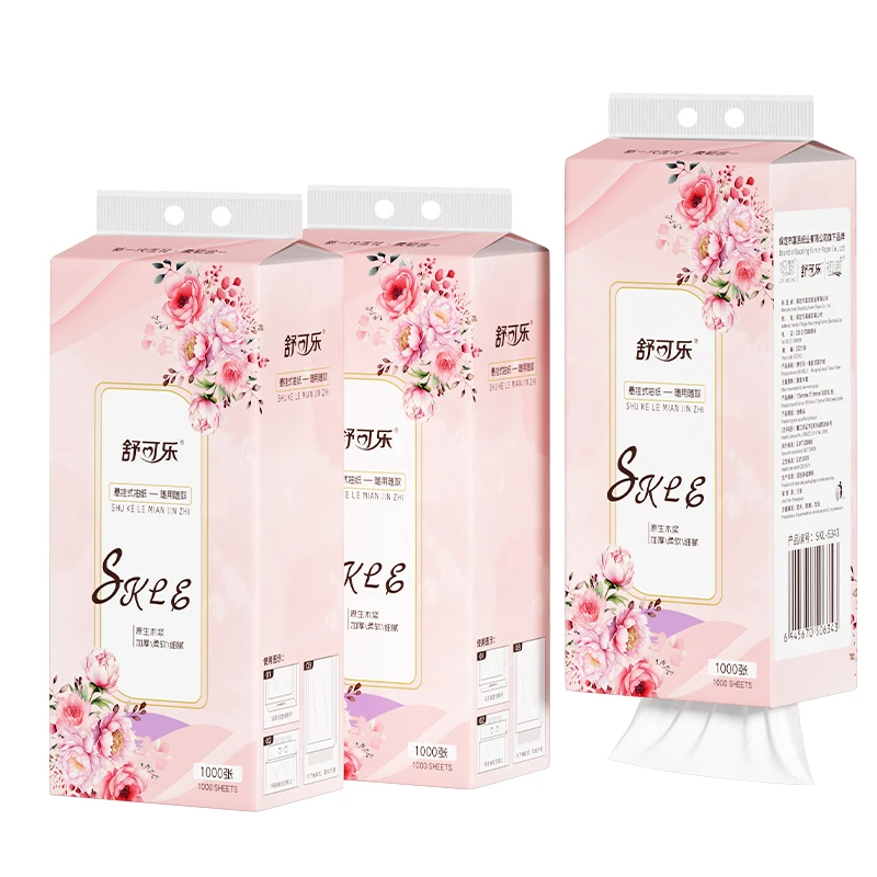 Оптовая продажа 4-слойные подвесной салфетки из натуральной древесной массы