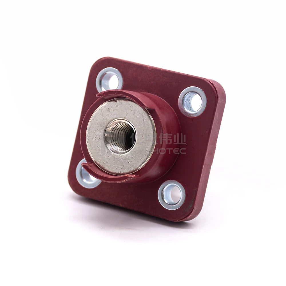 High Current 200A Connector Copper Terminal for Battery Pack Red Color