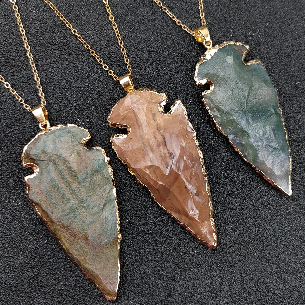 Buy Indian Agate Arrow Necklace,Agate 