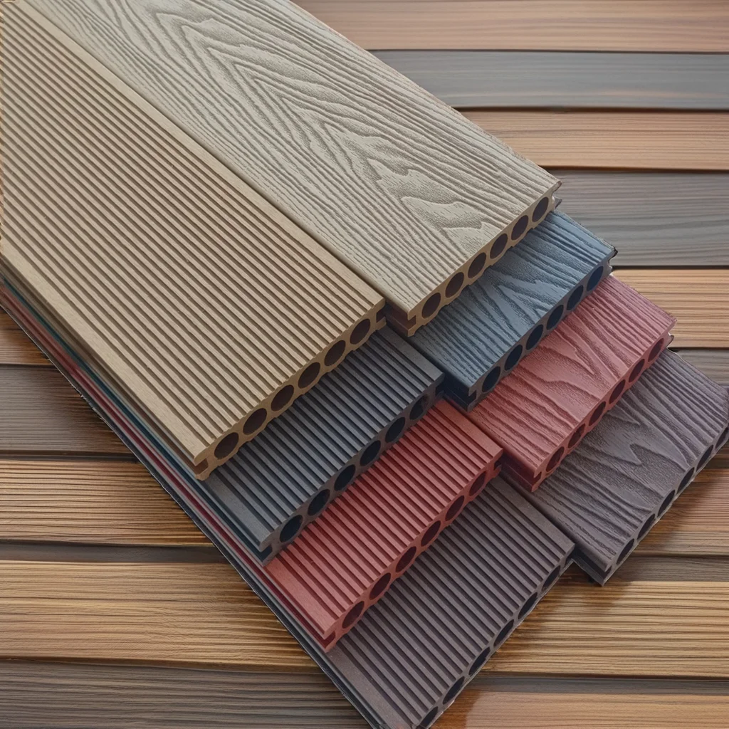 Customizable DIY Commercial Decking 3D Embossed WPC Solid Flooring for ...