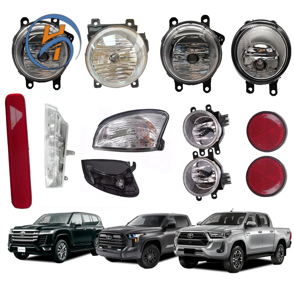 Rear Bumper Light Fog Light Front Bumper LED Assembly Front Light for Toyota Camry Corolla RAV 4 Crown Land Cruiser Prado Lexus
