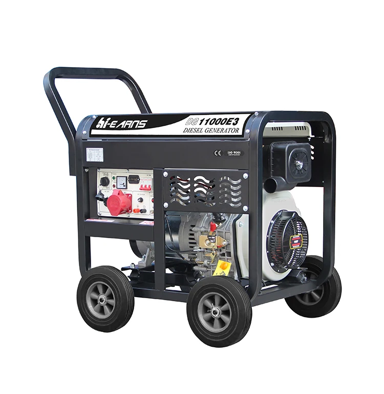Open Type Portable 198 diesel Engine 8 Kva Generator