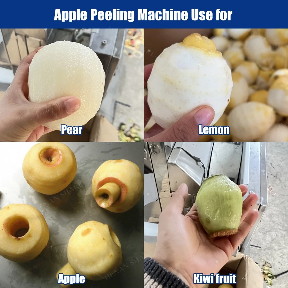 Automation Orange Apple Peeling Machine Industrial Electric Apple Peeler Corer Slicer Machine