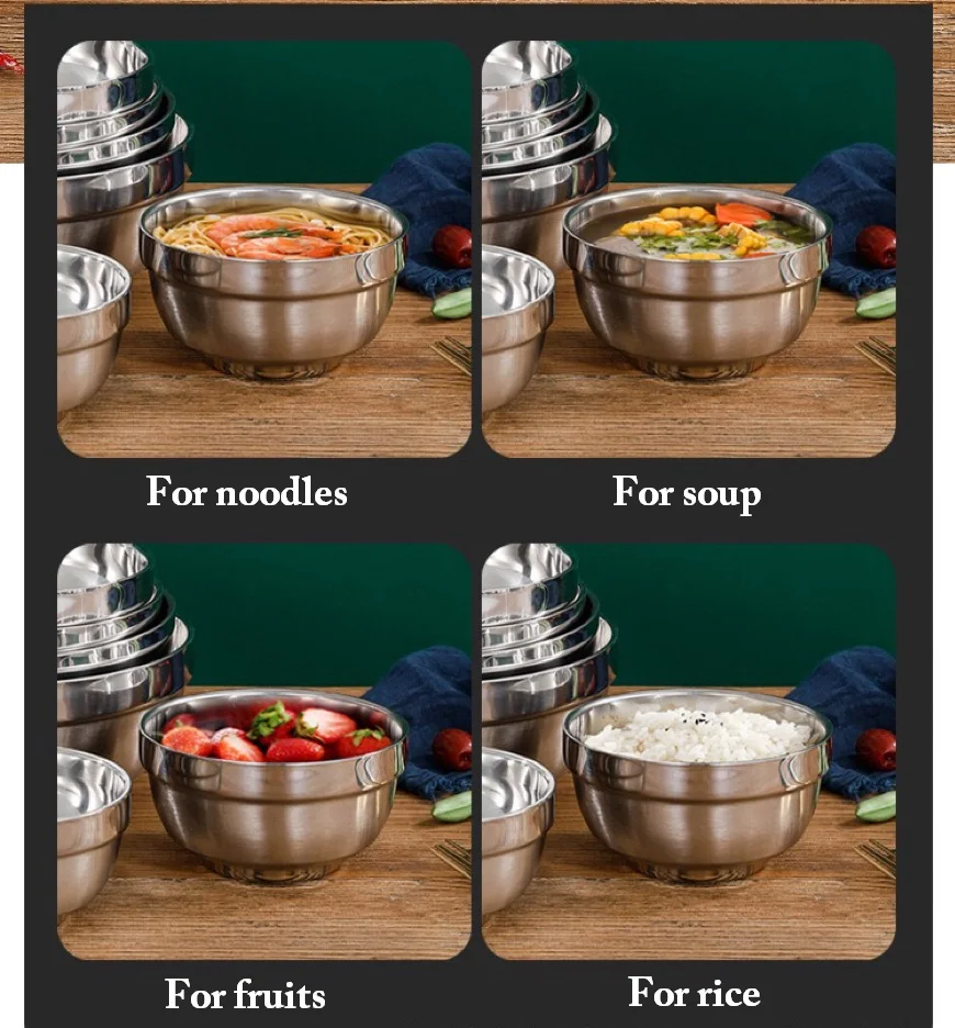 thumbnail image 2 of Boundless Voyage Titanium Double Walled Bowl Ultralight Outdoor Camping Travel Tableware Rice 2 of 10