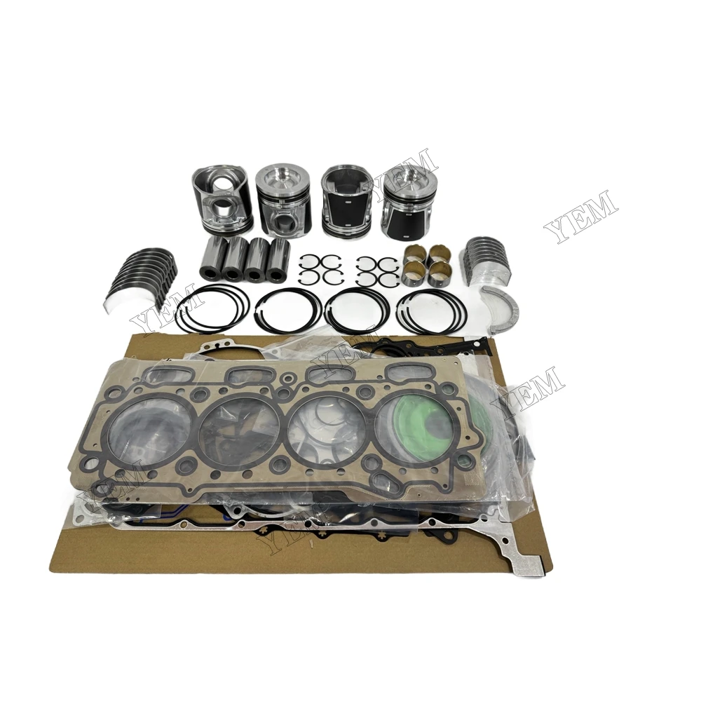 For Cat C4.4 Piston Kit Overhaul Kit With Bearings Set Machinery Engine Spare Parts 4