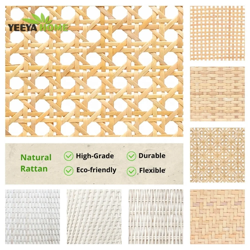 Neues Natrliches Bambus-Rattan-Geflecht Offenes Rattan-Netz fr  Heimdekoration