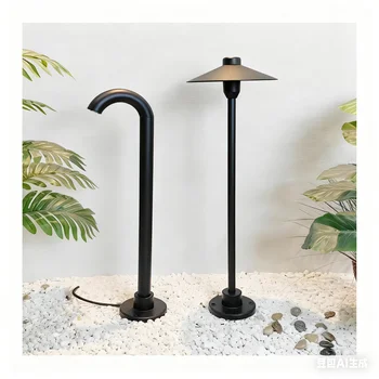 LED Lawn Light Outdoor Waterproof Aluminum Remote Control IP65 360° Beam Landscape Floor Lamp