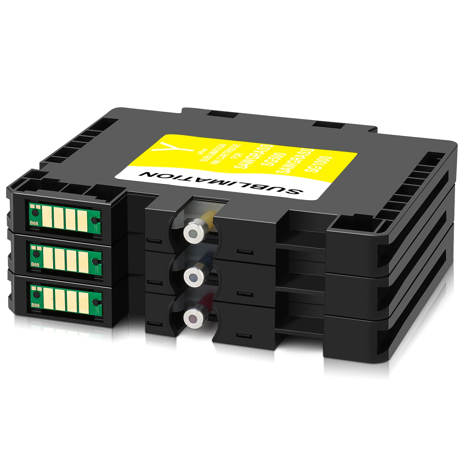 4 個セット GC51 詰め替えインクカートリッジ SG3210 SG3210DNW プリンタ用品と互換性のあるチップ付き GC51補充インクカートリッジSG3210DNW  SG3210 Sublimation Ink Printerをフィーチャーしたチッ GC51補充インクカートリッジSG3210DNW SG3210  Sublimation Ink Printer ... 4 個セット GC51 詰め替えインクカートリッジ SG3210 SG3210DNW プリンタ用品と互換性のあるチップ付き