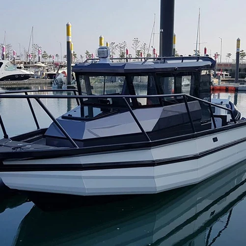25ft New Cabin Cruiser Aluminum Speed Boat Offshore Fishing Boat For