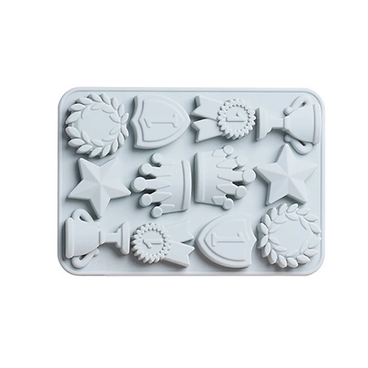 Stampi in silicone per torte con forme multiple (come cuori, fiori