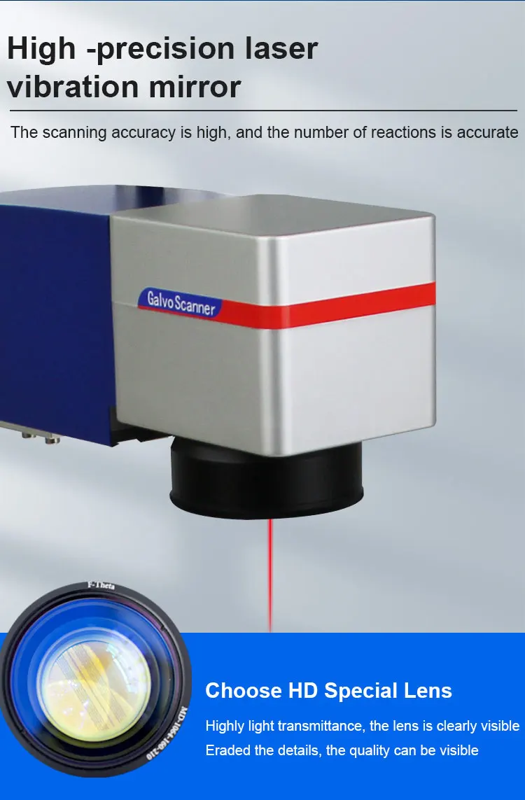 Fiber Laser Marking Machine with Screen 20w 30w MAX Marking  Machine for Stainless Steel, Aluminum and Other Metal Materials manufacture