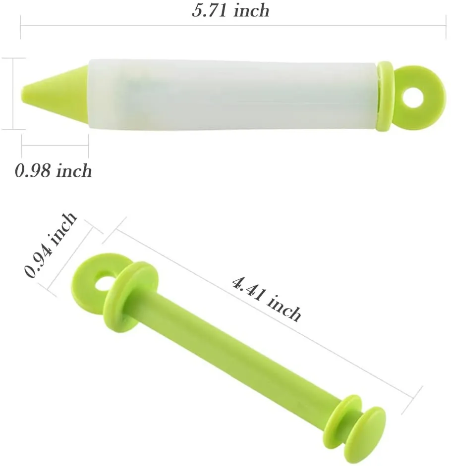 Cake Decorating Tools with 4 Patterns of Icing Piping Pen Tips for Cake Icing Cake Decorating Pens Kit