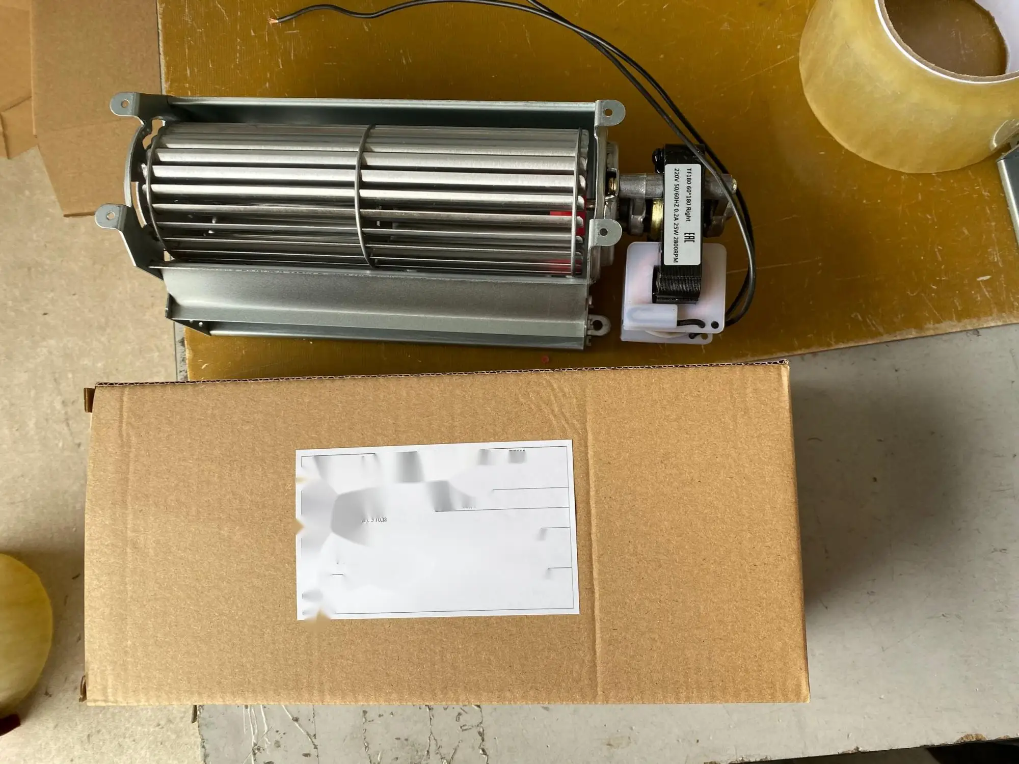 Aluminium Cross Flow Fan, 30mm, 40mm, 45mm, 50mm - detail 14