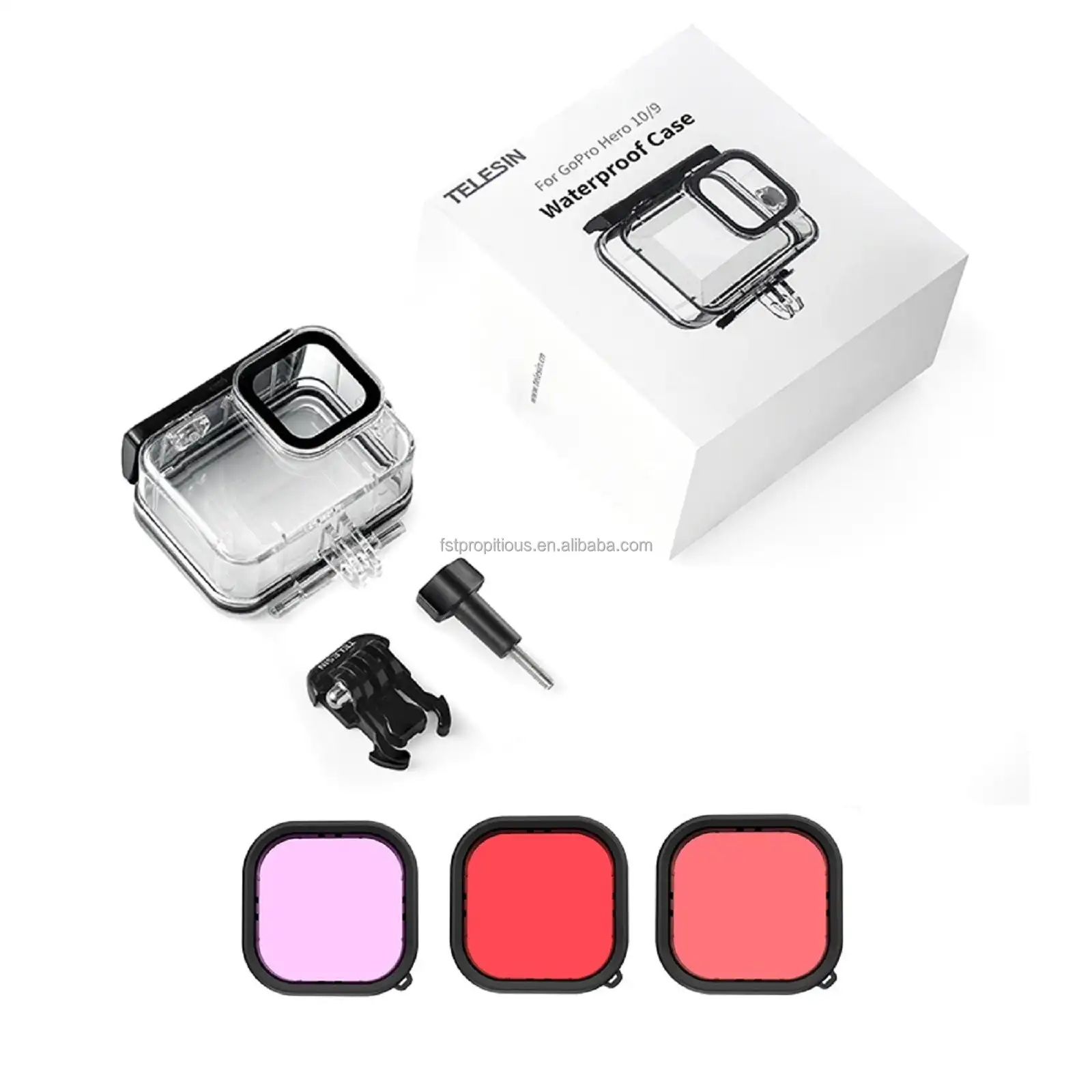 Camera Cover TELESIN Waterproof Case For GoPro Hero 12 Hero 11