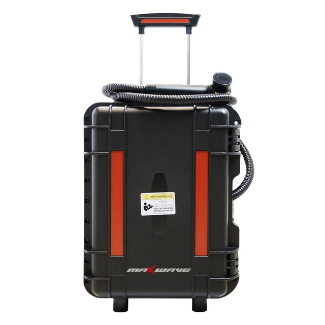 Price Reduction 100 Watt Trolley Backpack 2 in1 Air Cooling Laser Rust Removal Laser Cleaning Machine Cleaner