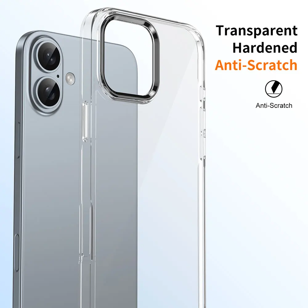 Laudtec Sjk951 Clear Phone Case Slim Lightweight Simple Business Cover Anti Shockpouch For Iphone 16 15 14 13 12 11 Plus Pro Max factory