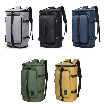 2021 Hiking Large-Capacity Backpack Portable Gray Shoulder Men Custom Long Shoulder Strap Outdoor Travel