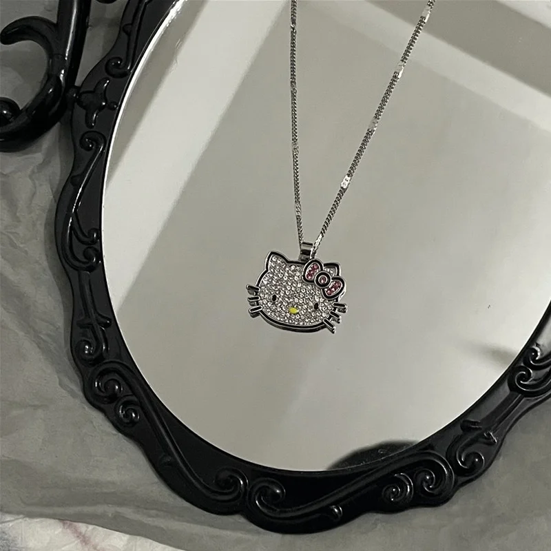 Hello Kitty swarovski diamond necklace no leiber kimora | #31272830