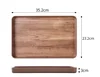 brown Melamine rectangular tray-medium 35.2*23.2cm