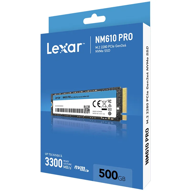 Wholesale Lexar NM610 Pro SSD - 512GB to 2TB Nvme Drives
