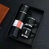 Black with three cups