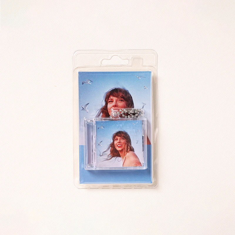 Customized NFC Music CD Keychain Pendant Mini Album Vinyl Handmade CD Case Wholesale Price