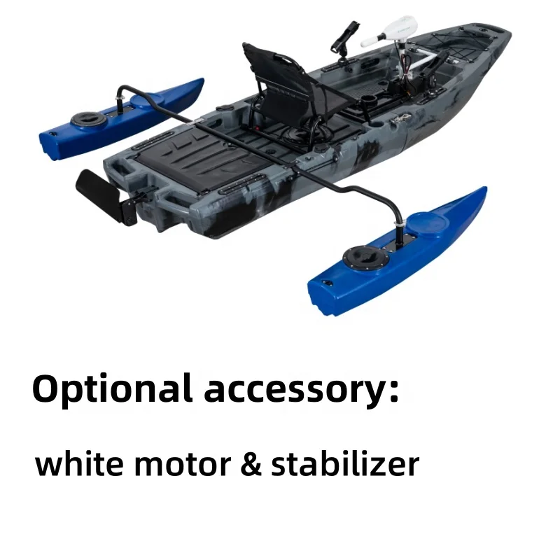 LSF New 2.8 Meter  Modular Angle Kayak Detachable Propeller  Pedal Kayak  Fishing Boat for the Sea